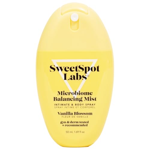 SweetSpot Labs Vanilla Blossom Microbiome Balancing Spray, Feminine Spray for Odor Control & Skin Microbiome Support, 1.69 oz.