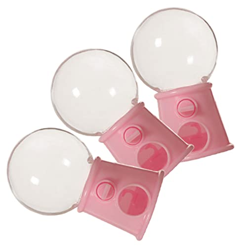 VALICLUD 3Pcs Mini Gumball Machines Candy Dispenser with Money Bank Candy Catching Box for Boys and Fun Present for Interactive Playtime and Savings