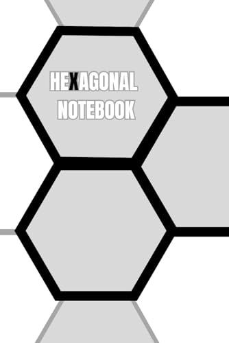 Hexagonal Notebook: Draw perfect chemical structures - 120 pages hexagonal graph paper