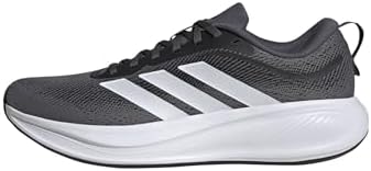 adidas Men's Response Pace Running, Black/White/Matte Silver, 4
