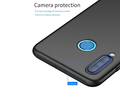Image of Mobile Back Cover Case for Huawei Y9 Prime (2019), Stk-L21; Stk-L22; STK-Lx3 (Silicone Case|CameraProtection|Black SC1510)