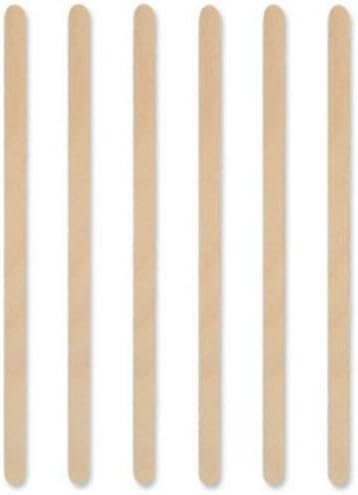 We Can Source It Ltd - Wooden Round Head Hot Drinks Tea Coffee Hot Chocolate Stirrers - Eco-Friendly 100% Natural Biodegradable Compostable Recyclable - For Party, Cafe, Home-5inch/12.7cm - 1000 Pack