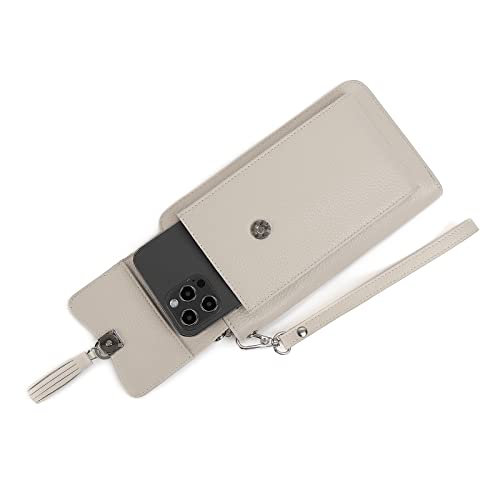 Small Genuine Leather Crossbody Bag for Women Rfid Blocking Cell Phone Wallet Purse Handbag with Card Slots4