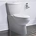 Miseno MNO490ECBWH Miseno MNO490EC Bella Dual Flush (1.1/1.6 GPF) Two-Piece High Efficiency Toilet with Elongated Chair Height Bowl - Includes Soft Close Seat and Wax Ring Kit