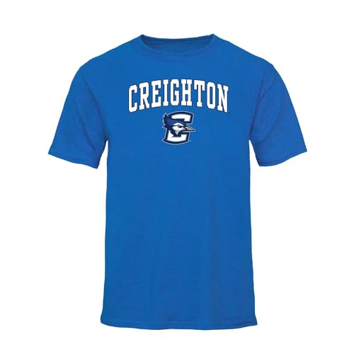 Barnesmith Creighton University Bluejays Short-Sleeve T-Shirt, Spirit, Royal Blue, Medium