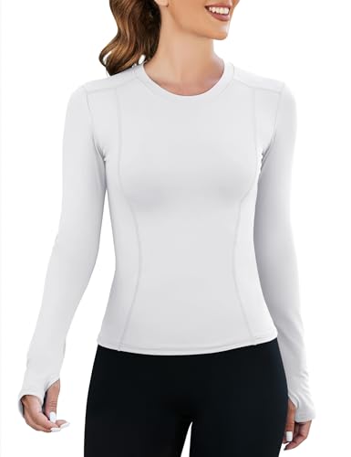 Image of Loovoo Women Workout Shirts, 1 /2 /3 Pack Short Sleeve Compression Tee | Tight Fit Gym Basic Tops, Athletic Quick Dry Crew Neck 4-Way Stretch, Flat Seams Ideal for Yoga, Gym, Running and Daily Wear