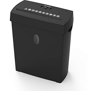 SENCOR SSK 361 papiervernietiger met strepen- en kruissnijding, maximale hakcapaciteit van maximaal 6 A4-vellen tegelijkertijd.