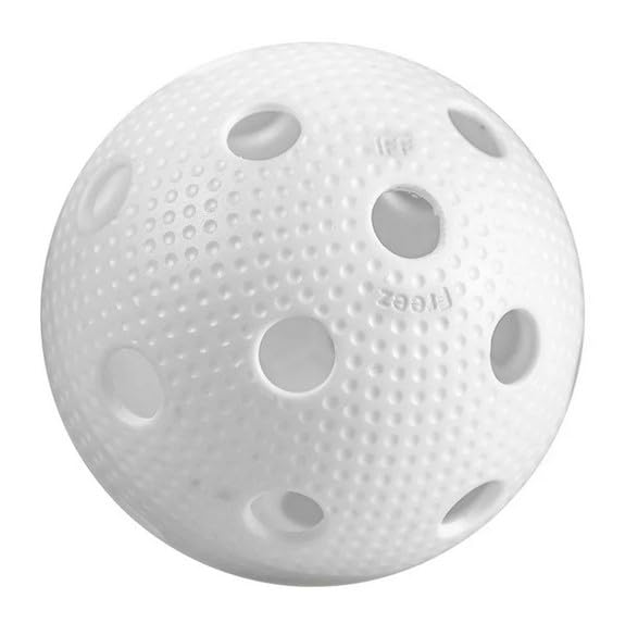 mb-m Freez - Balón de floorball (certificado IF), color blanco