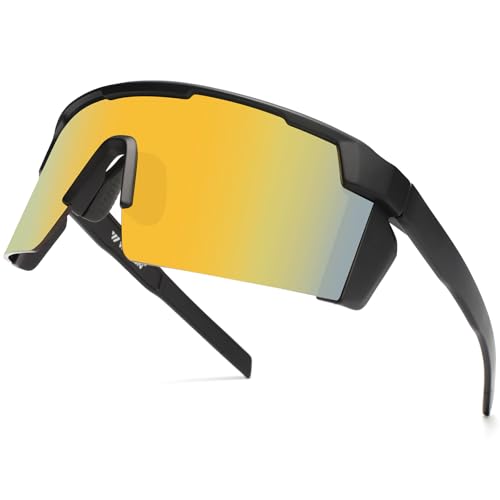 Image of WISTON XL Z87 Sunglasses for Big Wide Heads Men Women,TR90 Ultralight UV400 Protection Sun Glasses Z8224