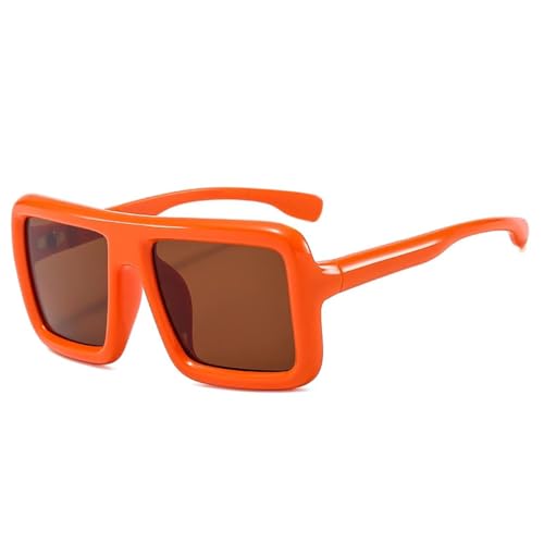 Lunettes de soleil surdimensionnées tendance punk grande monture pour homme et femme