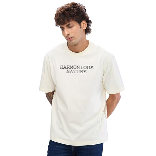 Image of Spykar Men's Comfort Fit Round Neck Half Sleeve Solid Casual T-Shirt