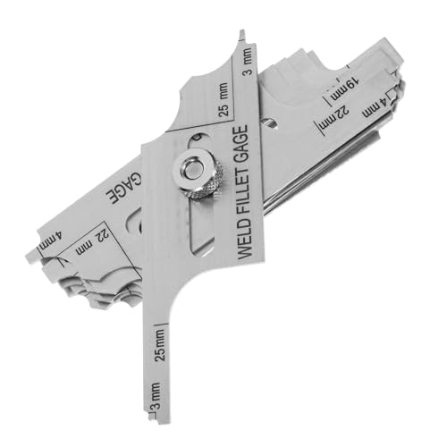 STOBAZA Welding Inspection Gauge 1 Set Fillet Weld Meter Depth Gauges for Home Inspection Tools