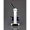 Parco Scientific PBC-505SLRC Monocular Elementary Level Compound Microscope, 10x WF & 25x WF Eyepiece, 40x1000x Magnification, Brightfield LED Illumination, Mechanical Stage, Rechargeable Battery