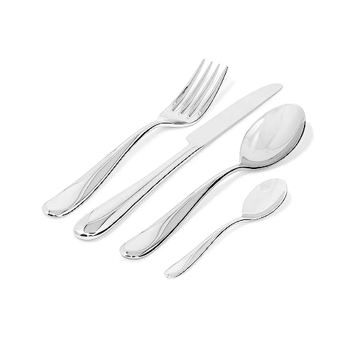 Alessi Nuovo Milano 5180S24 Cutlery Set, 24-Piece