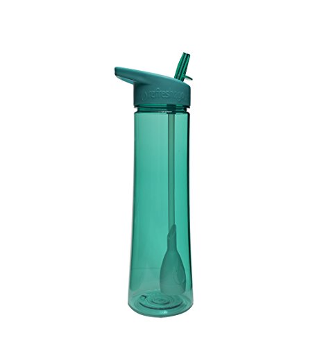 refresh2go 22oz Sleek Filtered Water Bottle, Teal