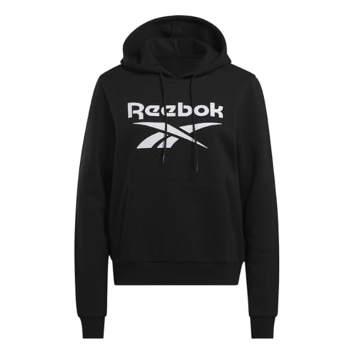 La Mejor Recopilación de Sudaderas para Mujer del mes. 43 Reebok Sudadera Identity-Big-Logo-Fleece-Hoodie para Mujer, Negro, Chico