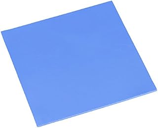 Mavis Laven 100x100x2mm Soft Thermal Silicone Conductive Pad CPU Thermal Pad High temperature resistance Heatsink Cooling Sheet Insulation Paste for Computer/Laptop(Blue)
