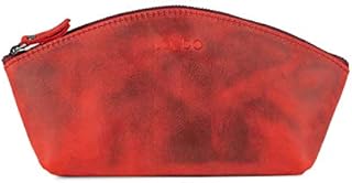 LONDO Genuine Leather Versatile Gondola Style Handbag - Cosmetic, Toiletry, Makeup, Shaving Organizer Bag - Dopp Kits - Unisex