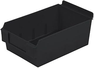 Slatbox brand, Shelfbox 200 model Slatwall Storage / Display bin, Plastic (polypropylene), 8.75