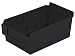 Slatbox brand, Shelfbox 200 model Slatwall Storage / Display bin, Plastic (polypropylene), 8.75