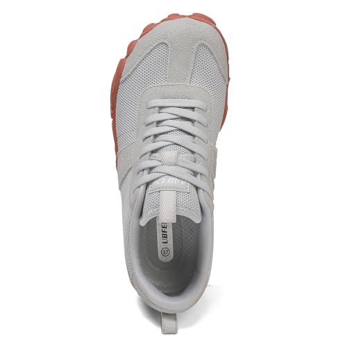Image of UBFEN Womens Barefoot Shoes Mens Wide Toe Box Zero Drop Minimalist Sneakers | Laces Up, Lightweight, Breathable, Comfortable, Suitable for Walking, Travel, Light Hiking, Trail Running, Tennis, Daily Wear