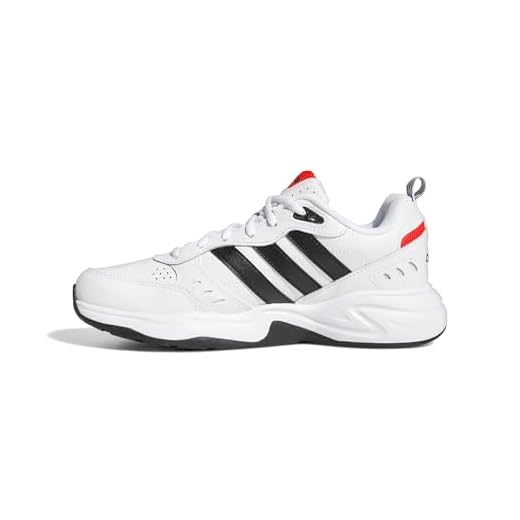 adidas Strutter Shoes, Zapatillas Hombre, Cloud White Core Black Active Red, 42 EU