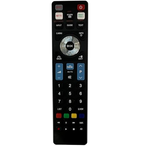 Télécommande pour LG Replacement Télécommande Compatible avec Tous Les téléviseurs et Smart TV de Marque pour LG - Prêt à l'emploi sans Programmation