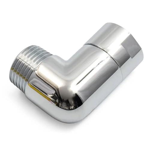LXHZSY Brazo De Extensión para Ducha Adaptador de Codo for Cabezal de Ducha, Conexiones G1/2, ángulo de extensión del Brazo de Ducha, Codo de 90°, 135°, Ducha de Mano, Codo rociador Superior(-B)