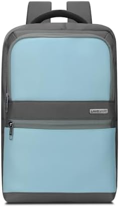 Lavie Sport 45cm Armour 24 Litres Laptop Backpack with Trolley Sleeve For Men & Women | Premium Vegan Leather Office Travel Backpack | Upto 14" Notebook/Macbook Compatible