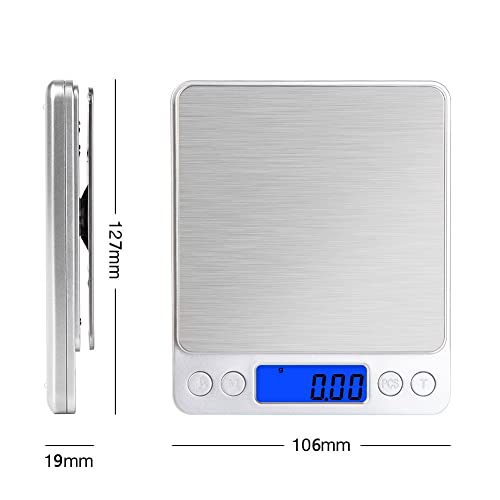 Báscula digital electrónica para cocina de 0.1 a 3000 g miniatura 2
