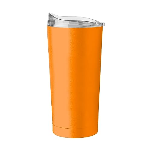 Image of Logo Brands 20 oz Powder Coat Tumbler- Insulated Tumbler with Lid for Water, Iced Tea or Coffee, Smoothie and More
