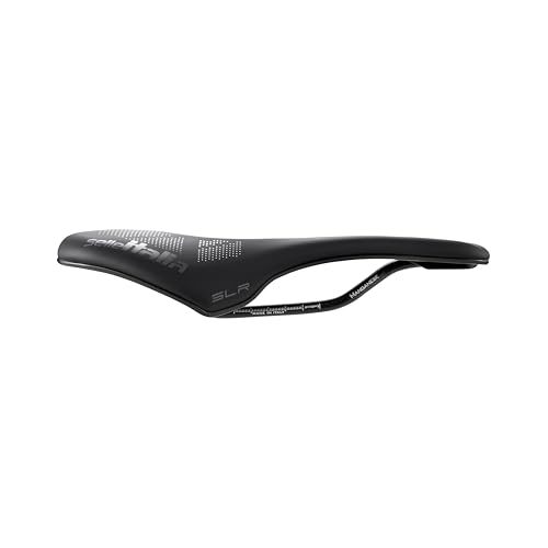 Selle Italia SLR Boost TM Superflow - Fahrradsattel mit klassischem SLR-Design, komfortablem Gel-Rennradsattel und Superflow-Lochung, Schale aus Carbonfaser, 2,48L x 1,3B m