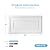 Art3d Drop Ceiling Tiles, 24x48in. White (24-Pack)