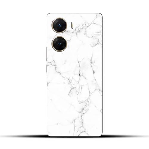 Image of COLORflow Polycarbonate Back Cover Compatible with Vivo V29E 5G | Beautiful White Marble | Designer Printed Hard CASE Bumper Back Cover Compatible with Vivo V29E 5G