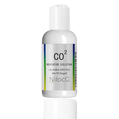 NilocG Aquatics Co2 Drop Checker Solution 4dKH/Ph Reagent for The Most Accurate Monitoring of Your Planted Tank Co2 Levels