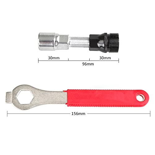 Herramienta de extracción de manivela de piñón de Bicicleta, Extractor de Bicicleta de montaña, Herramienta de reparación de Tuercas de Eje Inferior, Accesorios