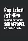 Schafpudel Notizbuch (liniert) Hunde: Schafpudel machen das Leben schöner