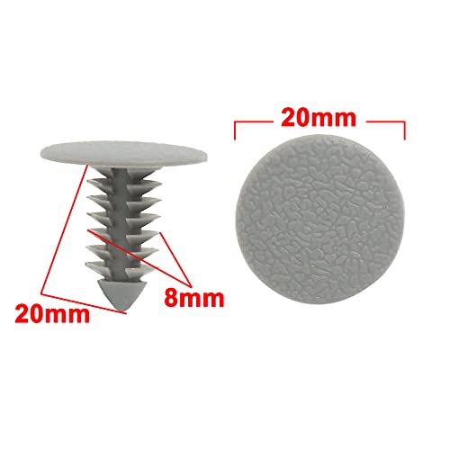 Sourcing map 100pcs di plastica le graffe del