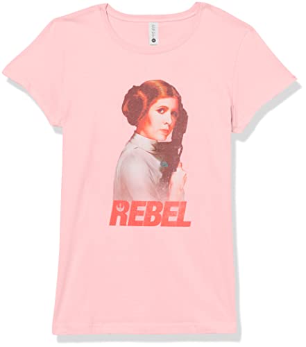 T-shirt Star Wars Leia rose fille XL haut manches courtes vêtement coton