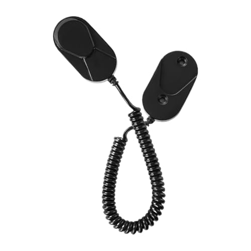 Soporte de pared para mando a distancia – Estantería para mando a distancia con cable de resorte retráctil – Organizador magnético para camping, garaje dormitorio