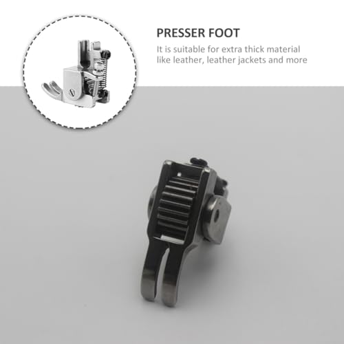 Prensatelas rodillo ajustable de acero para máquina de coser miniatura 6