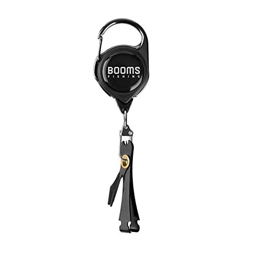 Booms Fishing FC2 Fishing Knot Tools Fishing Line Clipper with Retractor