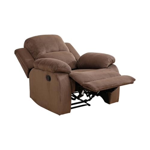 Image of Recliner Chair, Oversized Power Recliner with Home Theater Seating, Oversized Single Electric Reclining Chair Breathable Living Room Chairs for Adults Reading Gaming, Brown