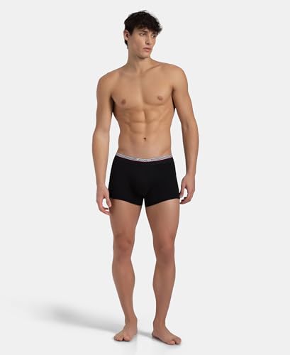 Image of Jockey UI22 Men Super Combed Cotton Rib Trunk with Ultrasoft Waistband