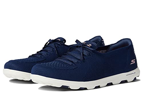 Skechers Women's ON-The-GO 2.0-Knit Boat Shoe, Navy, 6.52
