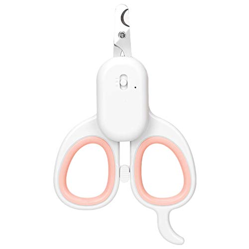 Cortador de unhas Balacoo para gatos com luz de LED Detector de urina para animais de estimação, fer