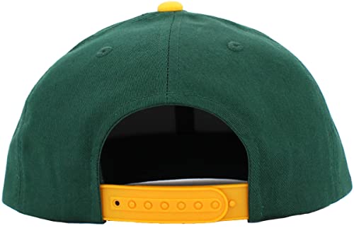 Image of KBETHOS Classic Snapback Hat Blank Cap Underbrim Cotton Wool Blend Flat Visor Adjustable Unisex