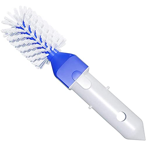WINBST Spazzola angolare, pieghevole, per piscina, angolo e piastrelle, per la pulizia della piscina, accessorio per la pulizia del bagno, da applicare su un'asta telescopica