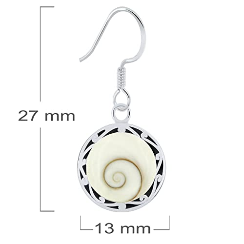 Boucles d'oreilles Oeil de Sainte Lucie argent 925 le cadeau idéal symbolique