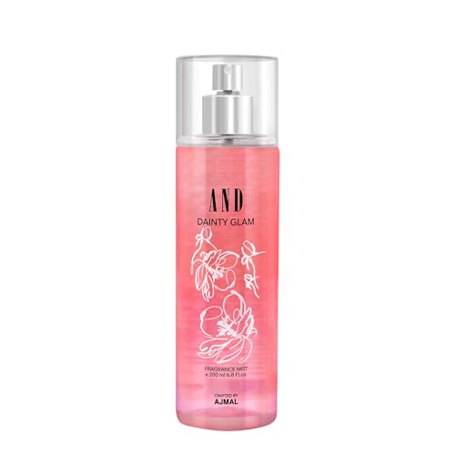 AND Dainty Glam Body Mist 200ML Long Lasting Scent Perfume Spray Gift For Women Crafted by Ajmal